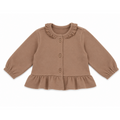 Cardigan con volant