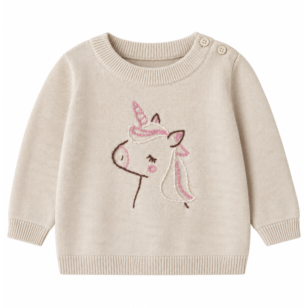 MAGLIONE CON RICAMO