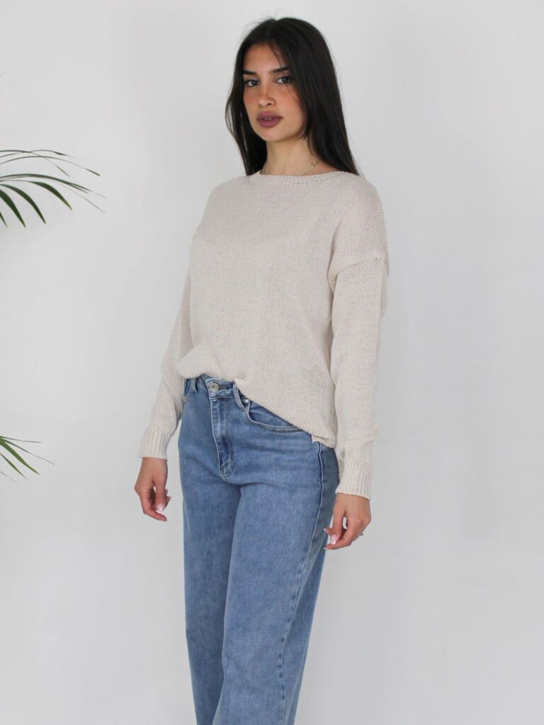 Maglia con spacchi laterali
