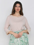 Maglia con profili raso