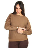 Maglia con finti bottoni