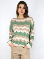 Maglia fantasia zig zag