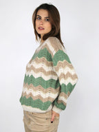 Maglia fantasia zig zag