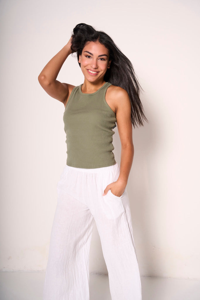 Canottiera basic in cotone perfetta per ogni look