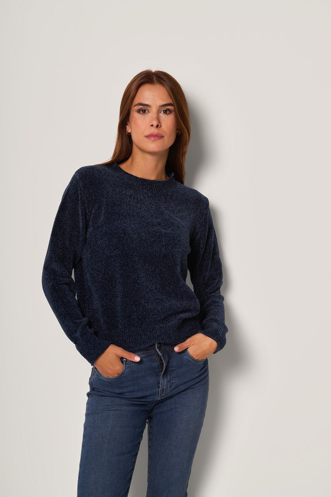 Maglia maniche lunghe ciniglia