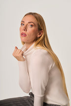 Dolcevita in maglia fine donna