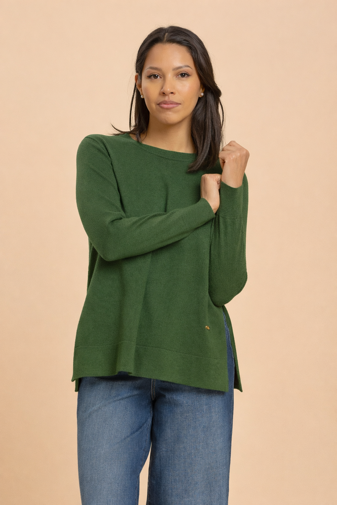 Maglia girocollo in lurex