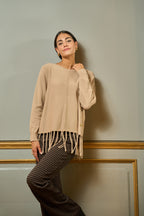 Maglia da donna con frange