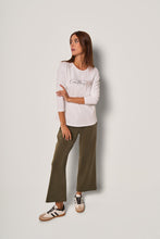 Carica l&#39;immagine nel visualizzatore di Gallery, Maglia manica lunga girocollo con decorazione
