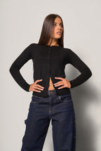 Cardigan con bottoni donna