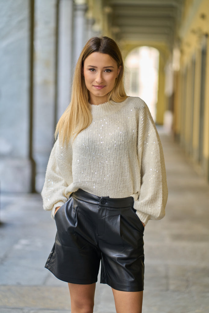 Lupetto con pailettes