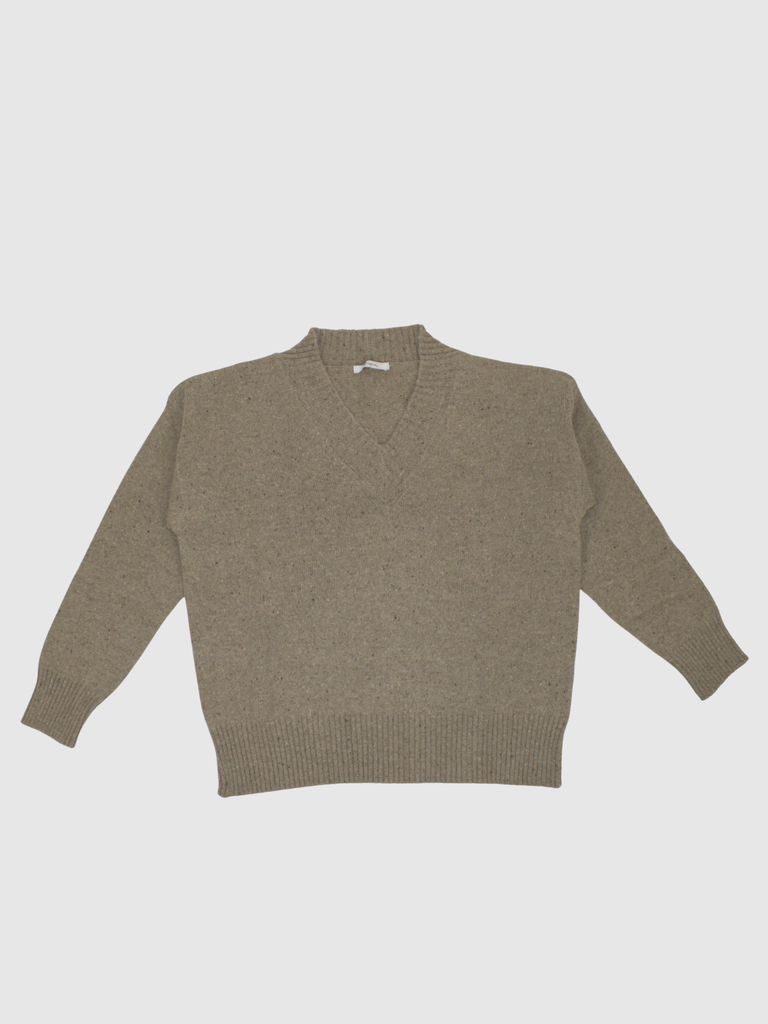 Maglione misto lana scollo a V Rejane