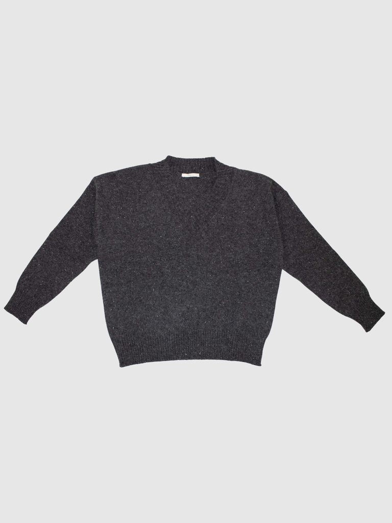 Maglione misto lana scollo a V Rejane