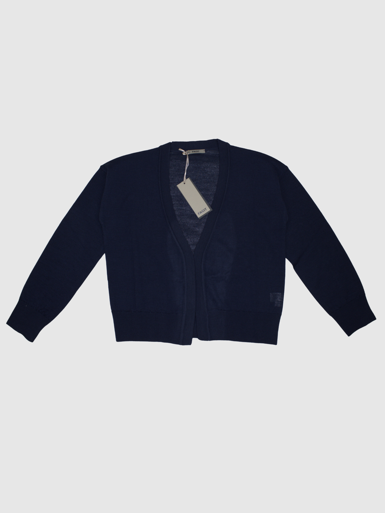 Cardigan Aperto Misto Lana