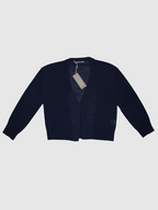Cardigan Aperto Misto Lana