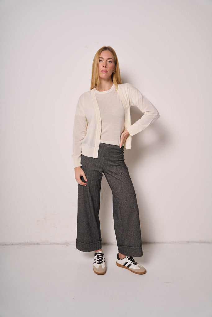 T-Shirt Girocollo Mezza Manica Donna