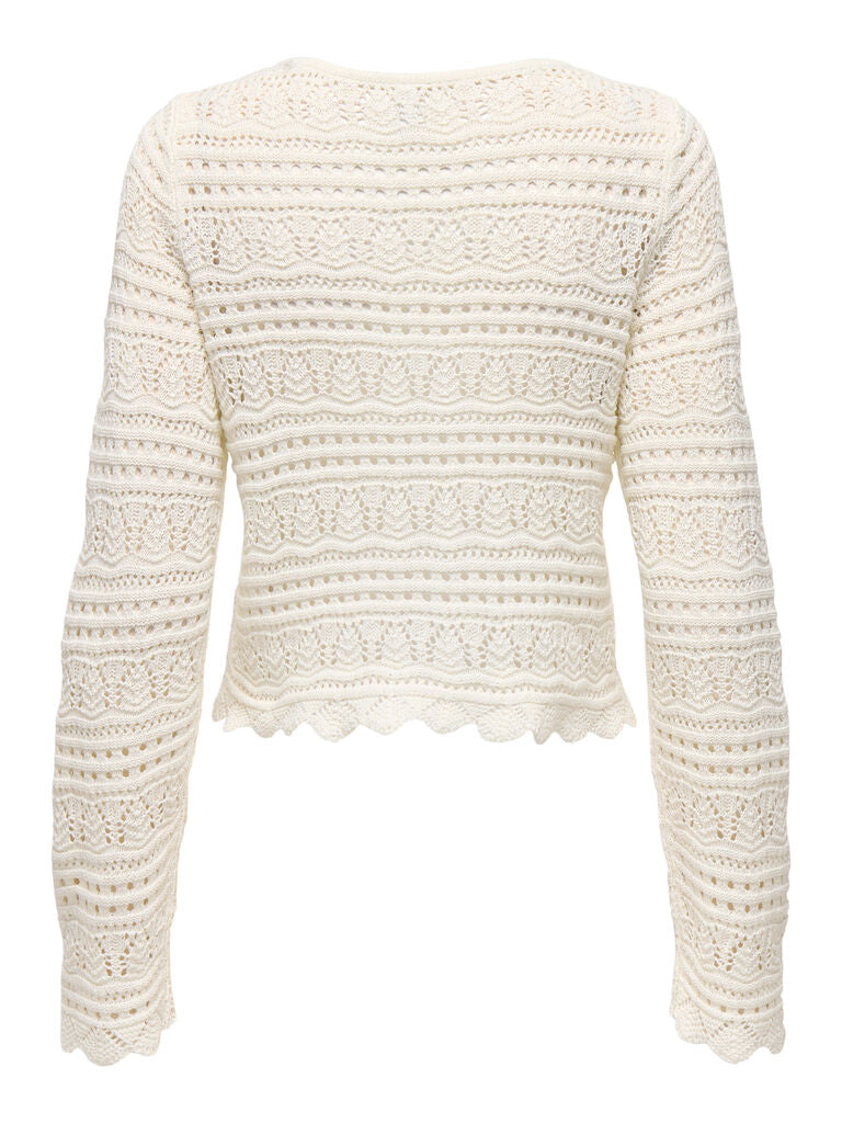 Maglia donna traforata in filo
