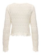Maglia donna traforata in filo