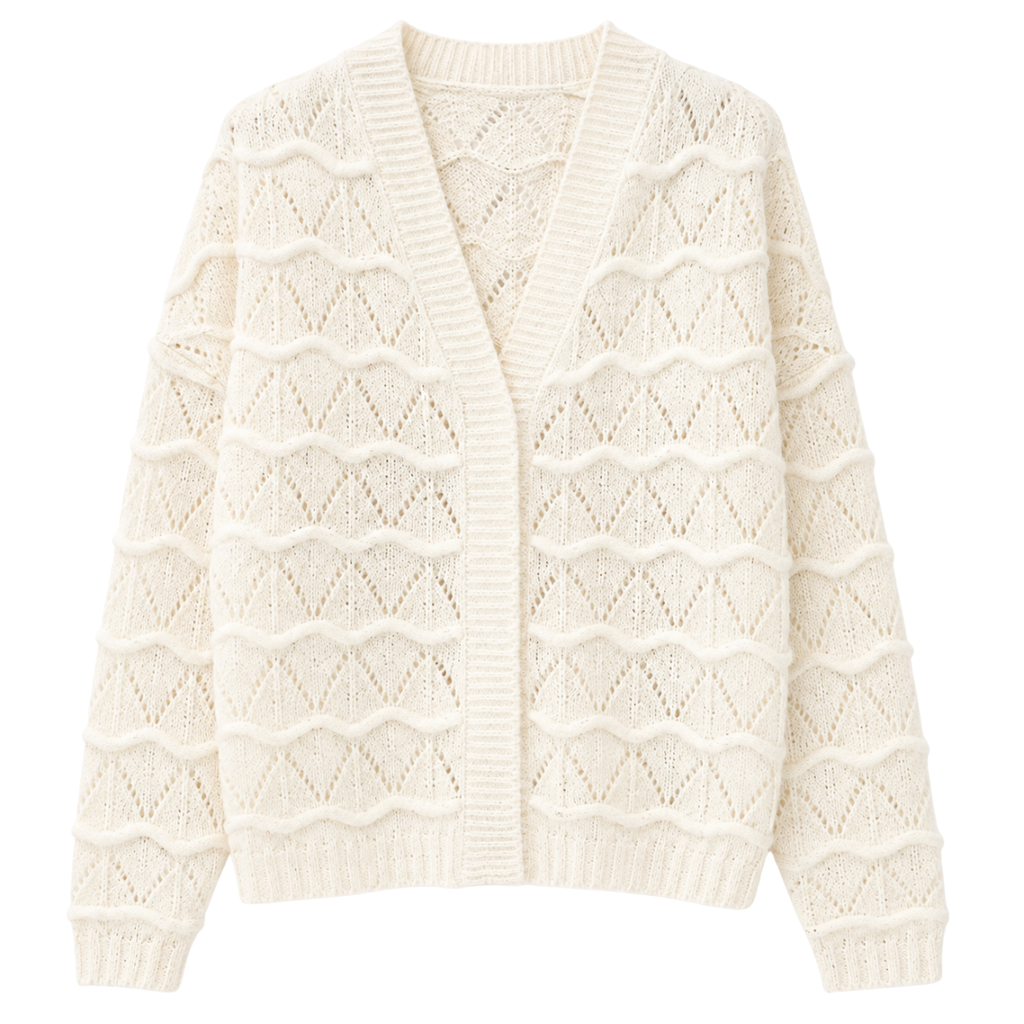 CARDIGAN TRAFORATO