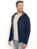 Cardigan con cappuccio
