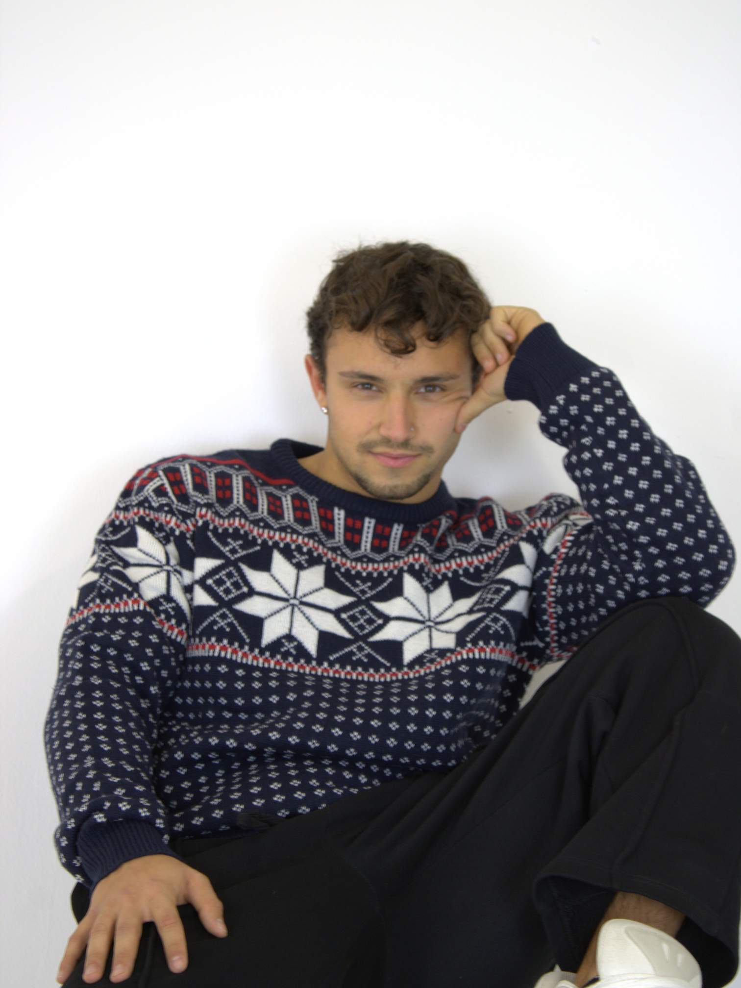 Maglione natalizio fantasia uomo