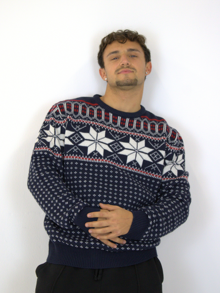 Maglione natalizio fantasia uomo