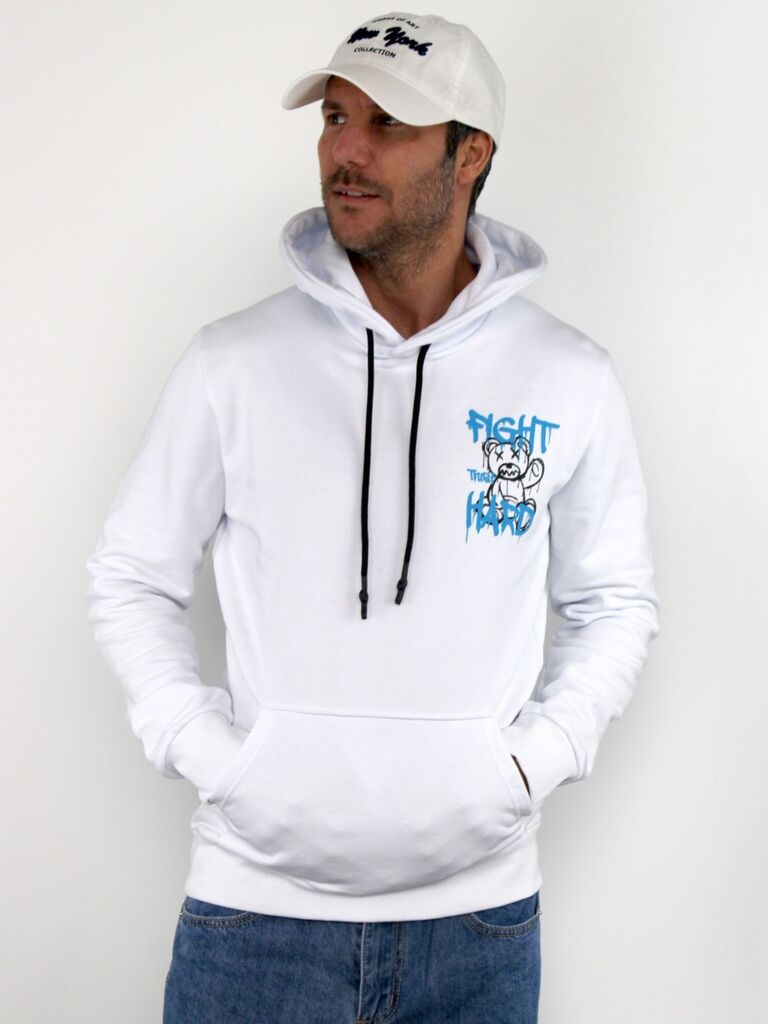 Felpa stampata dietro