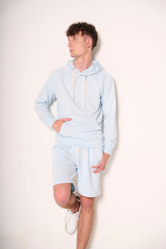 Felpa con cappuccio soft fit