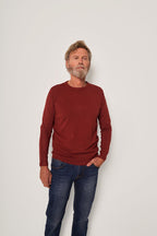 Maglia girocollo in cotone leggero
