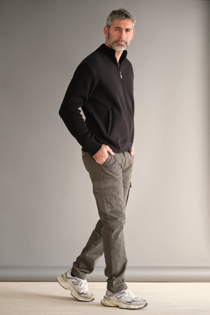 Maglia con zip Coveri