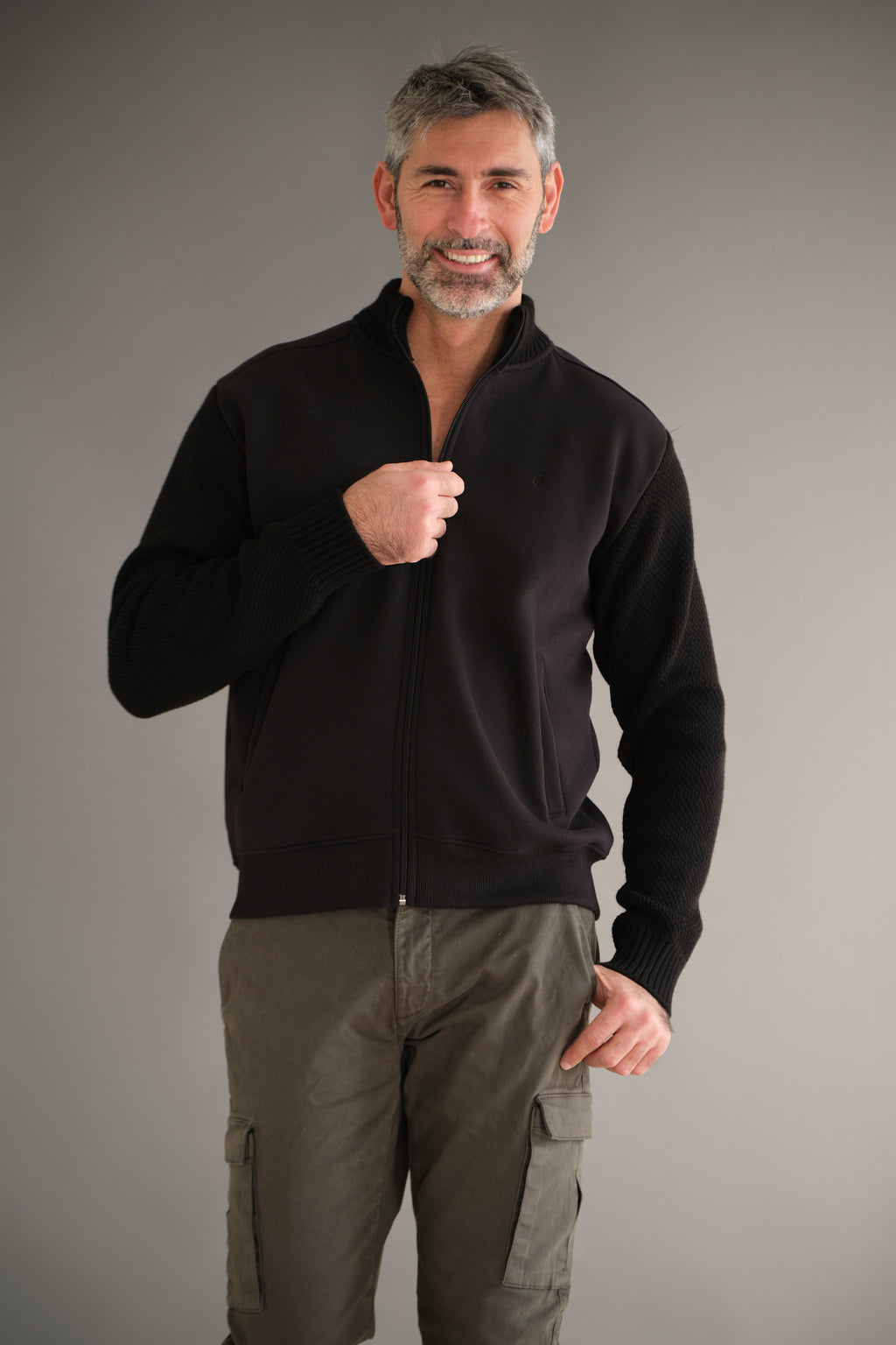 Maglia con zip Coveri