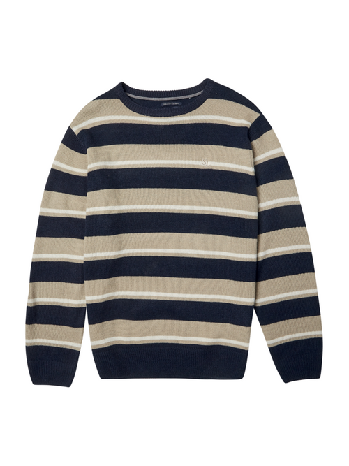 Maglia da uomo girocollo a righe