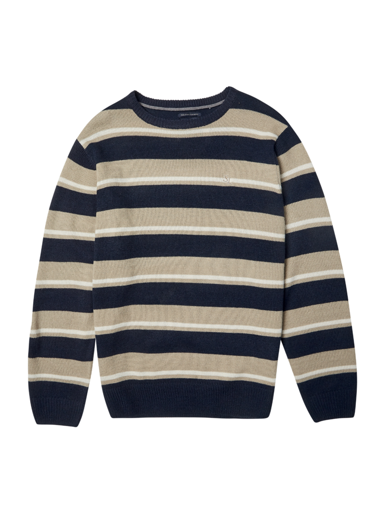 Maglia da uomo girocollo a righe