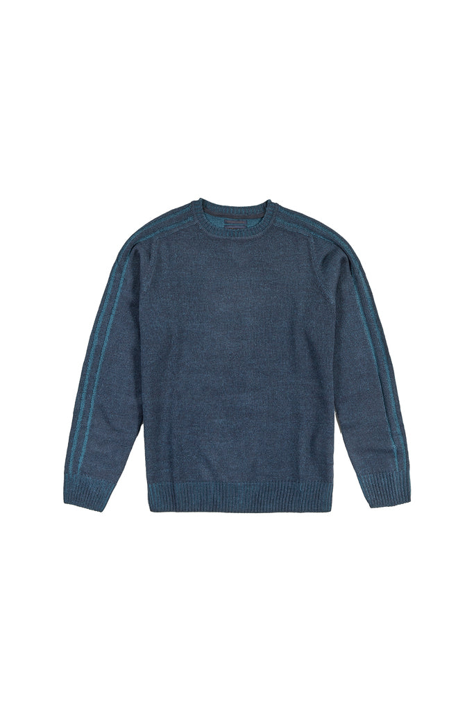 Maglia girocollo uomo con dettagli a contrasto