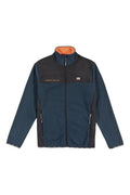 Felpa con spalle e fianchi in soft shell