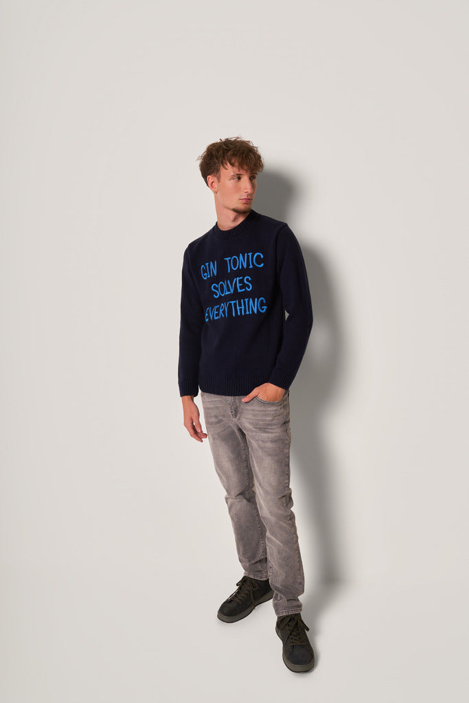 Maglione con scritta uomo