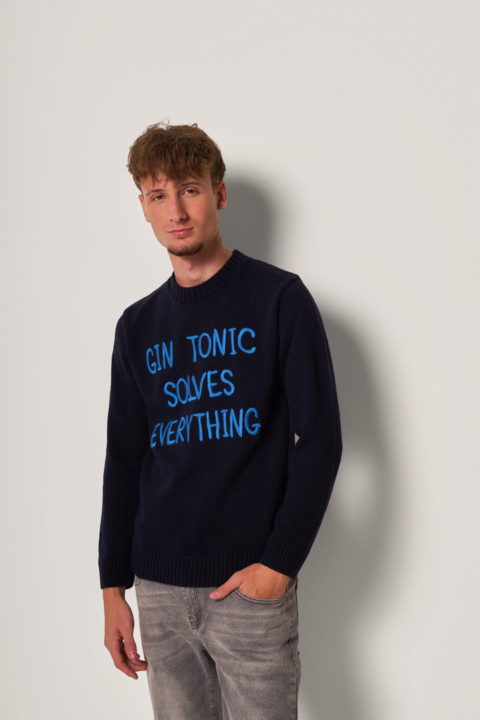 Maglione con scritta uomo