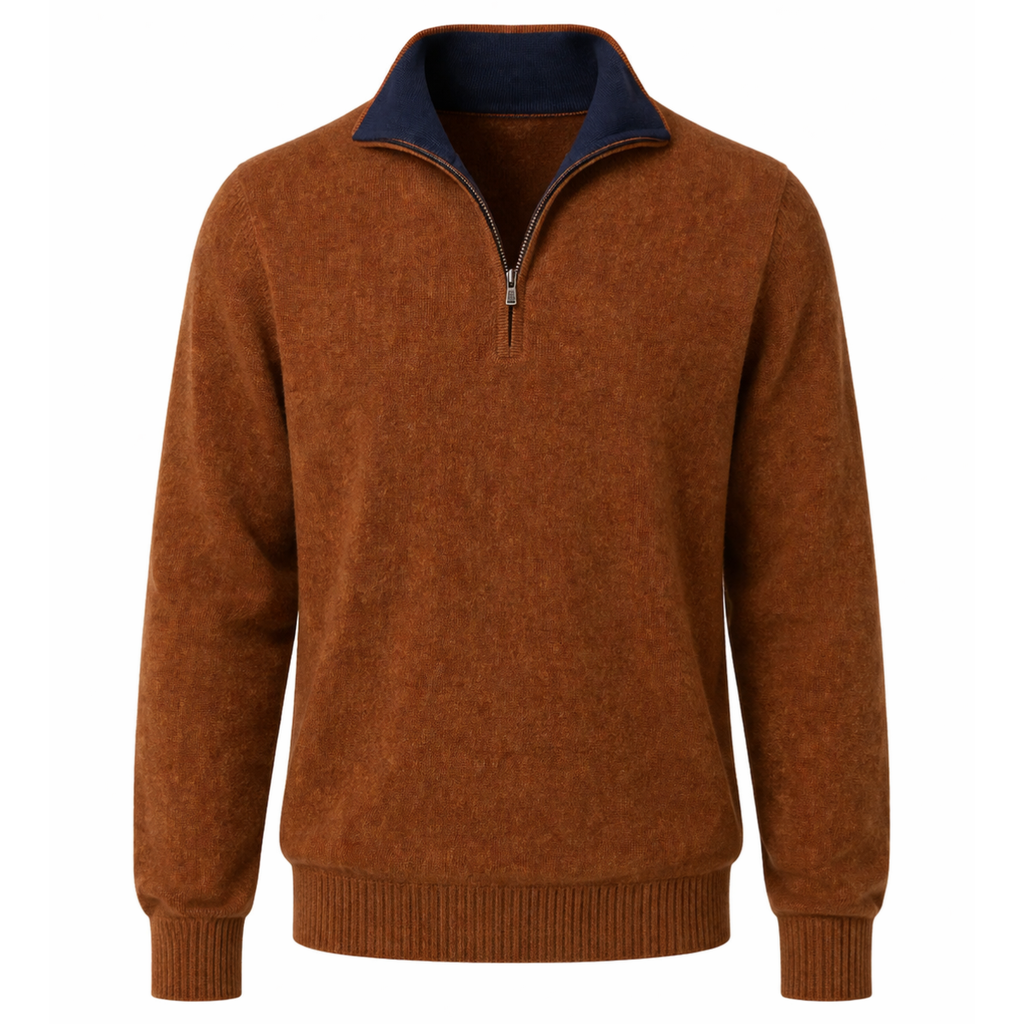 MAGLIA UOMO MEZZA ZIP