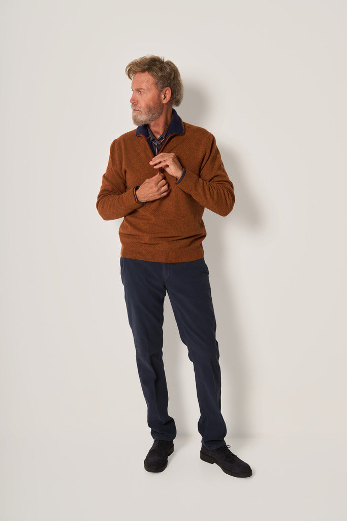 MAGLIA UOMO MEZZA ZIP