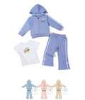 Completino da bambina baby 3 pezzi