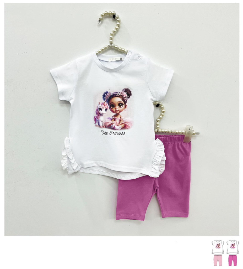 Completino da bambina baby principessa