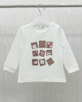 Maglia neonata con stampa