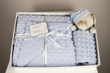 Carica l&#39;immagine nel visualizzatore di Gallery, Copertina culla in buddle double face con dou-dou orsetto
