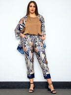 Pantalone in satin