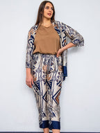 Pantalone in satin