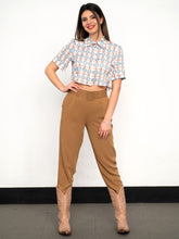 Carica l&#39;immagine nel visualizzatore di Gallery, Pantalone vita alta con cintura

