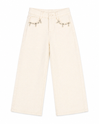 Pantalone da bambina con strass