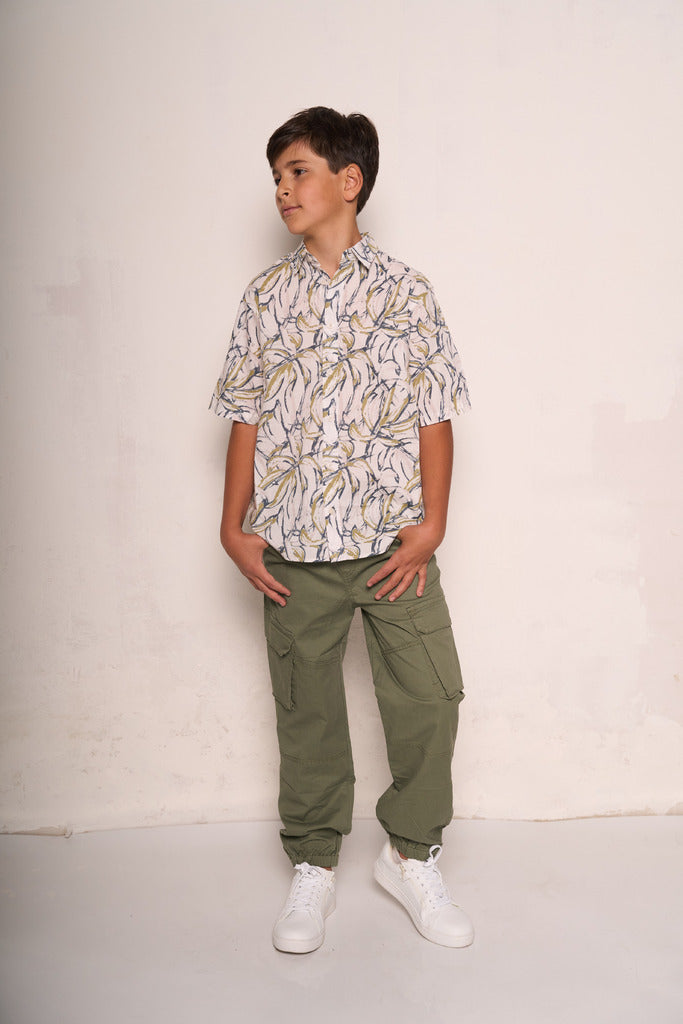 Pantalone bambino cargo