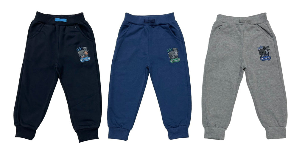 Pantalone bambino con stampa lettering