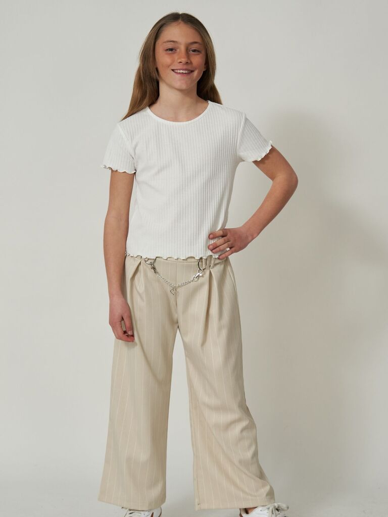 Pantalone Gessato con Catenina